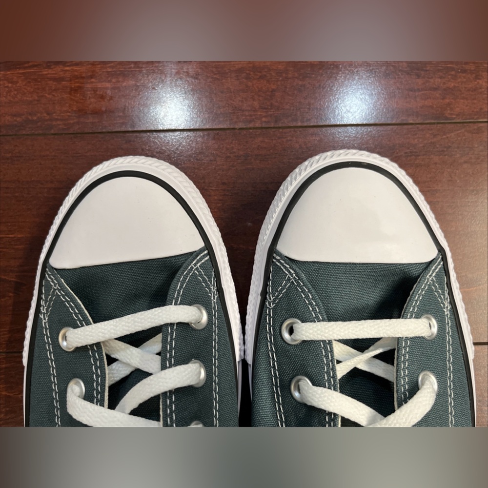 Mens 13 Converse CTAS Hi Top Canvas Shoe Sneaker True Nature Green New A10536F - Picture 4 of 16
